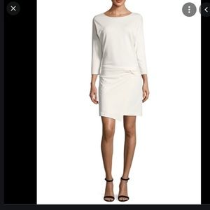 Halston Heritage Dress 3/4 Dress with Tie Detail